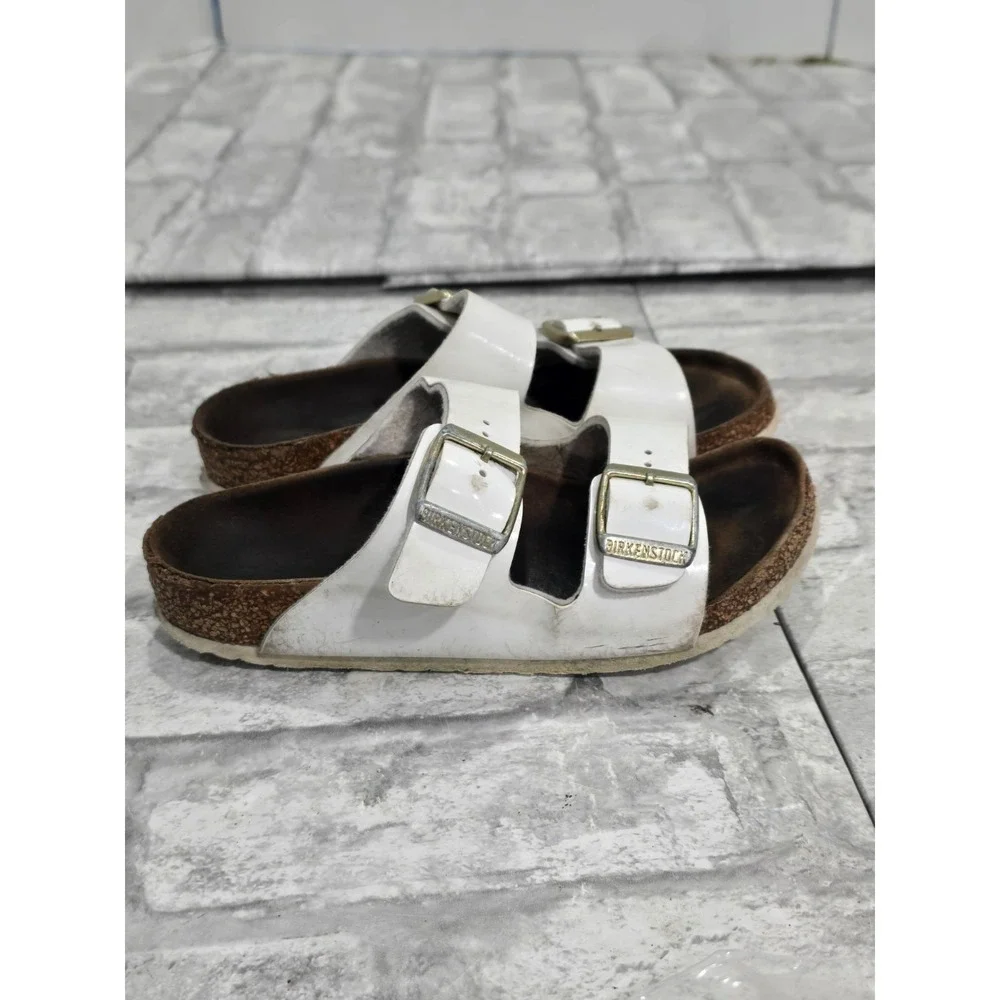 Birkenstock Kids Arizona White Sandal Size 30 (US 12 to 12.5) Double Strap White